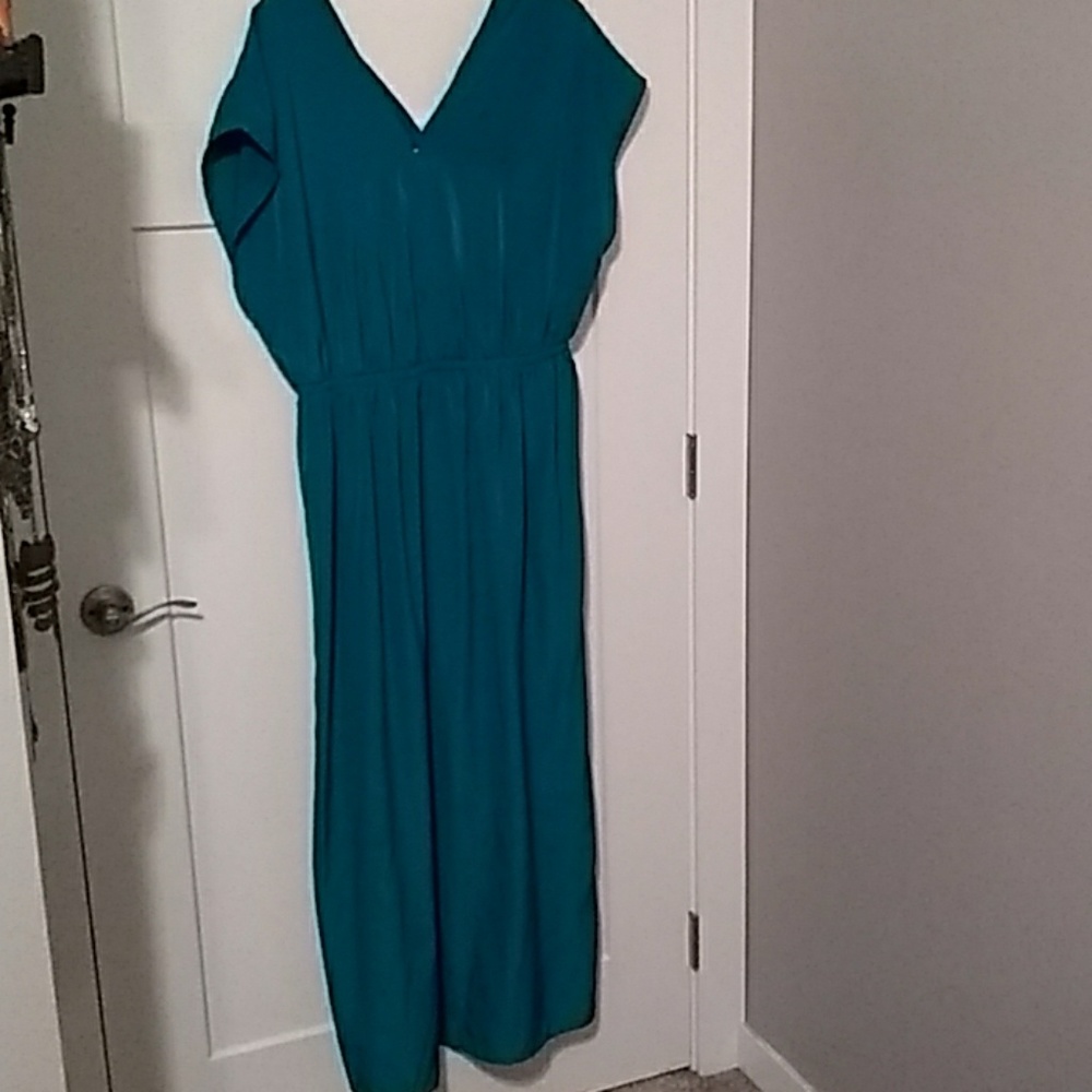 Merona teal maxi dress